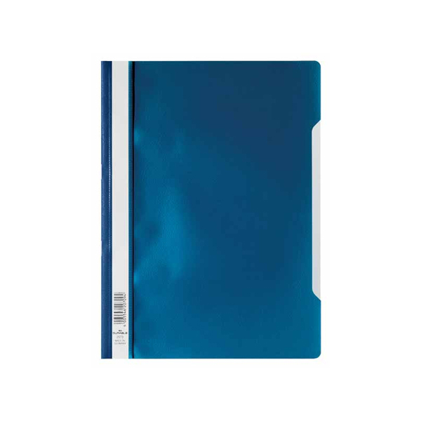 Durable 2570 Clear View Folder A4 - Blue (Pkt/50pcs)